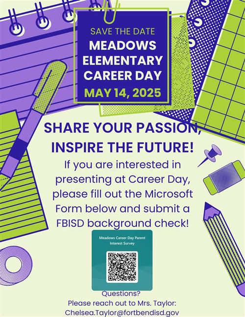 Meadows Career Day Flyer